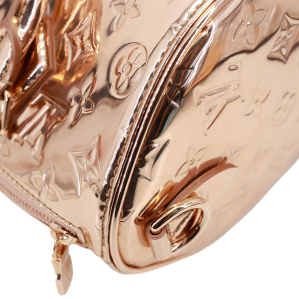 LOUIS VUITTON Speedy Bandouliere 25 Monogram Miroir Leather Shoulder Bag Copper