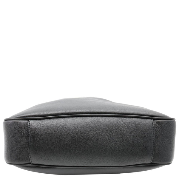 GUCCI Diana Medium Leather Top Handle Shoulder Bag Black 746124