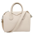 GIVENCHY Antigona Small Leather Shoulder Bag Cream