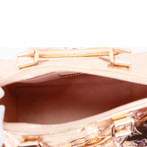 LOUIS VUITTON Speedy Bandouliere 25 Monogram Miroir Leather Shoulder Bag Copper