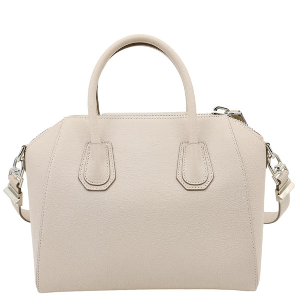 GIVENCHY Antigona Small Leather Shoulder Bag Cream