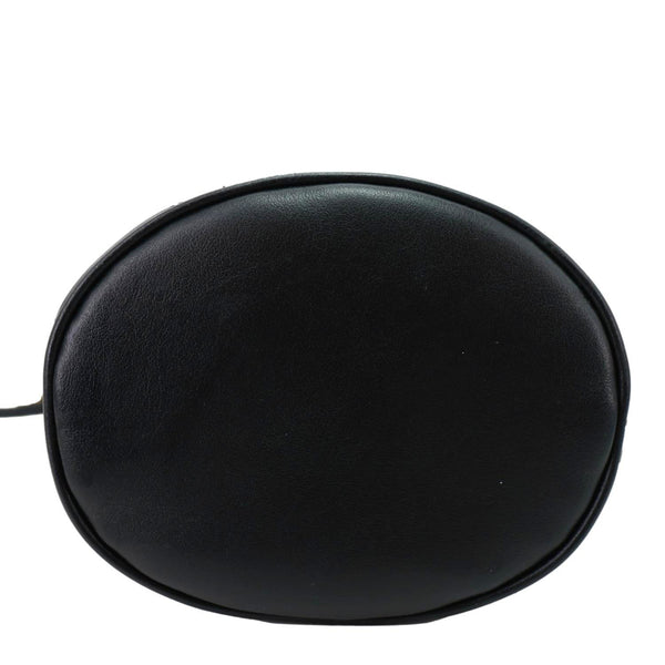 GUCCI GG Marmont Calfskin Matelasse Leather Bucket Bag Black