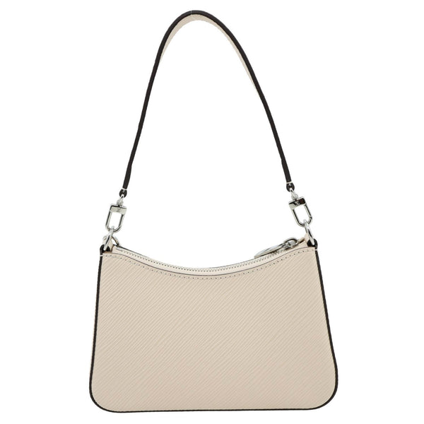 LOUIS VUITTON Marellini Epi Leather Shoulder Bag Quartz White