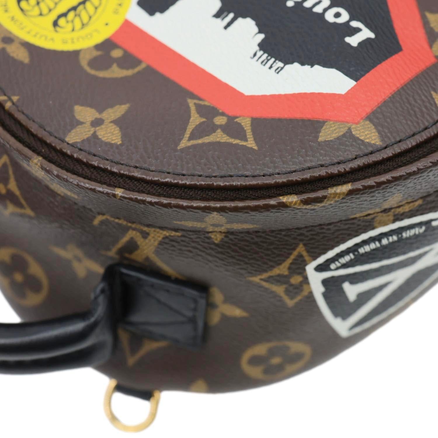 LOUIS VUITTON Palm Spring World Tour Monogram Canvas Backpack Brown