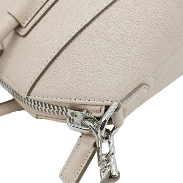 GIVENCHY Antigona Small Leather Shoulder Bag Cream