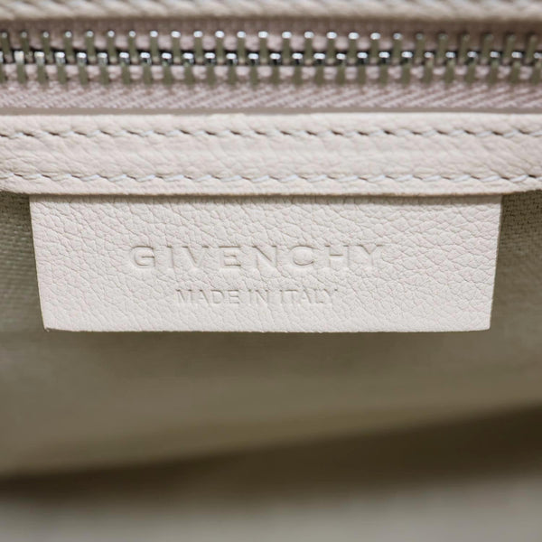 GIVENCHY Antigona Small Leather Shoulder Bag Cream