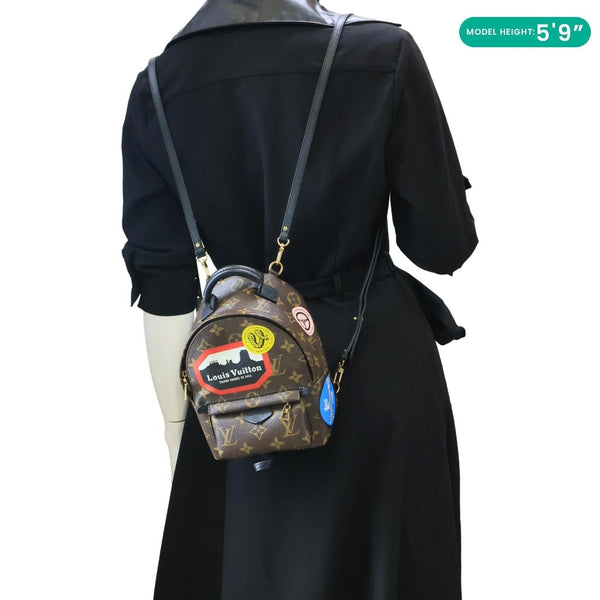 LOUIS VUITTON Palm Spring World Tour Monogram Canvas Backpack Brown