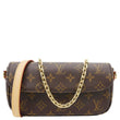 LOUIS VUITTON Ivy Monogram Canvas Wallet on Chain Brown