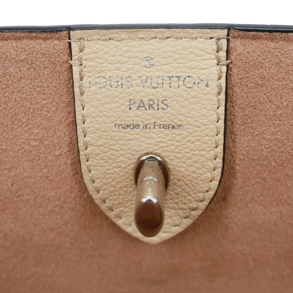 LOUIS VUITTON Lockme Cabas Leather Tote Bag Bicolor