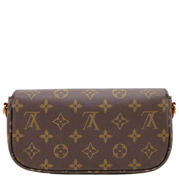 LOUIS VUITTON Ivy Monogram Canvas Wallet on Chain Brown