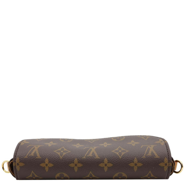 LOUIS VUITTON Ivy Monogram Canvas Wallet on Chain Brown