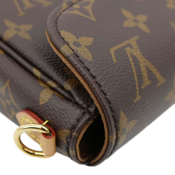LOUIS VUITTON Ivy Monogram Canvas Wallet on Chain Brown