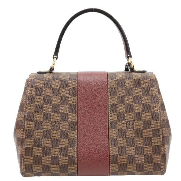 LOUIS VUITTON Bond Street MM Damier Ebene Satchel Bag Bordeaux