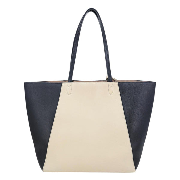 LOUIS VUITTON Lockme Cabas Leather Tote Bag Bicolor