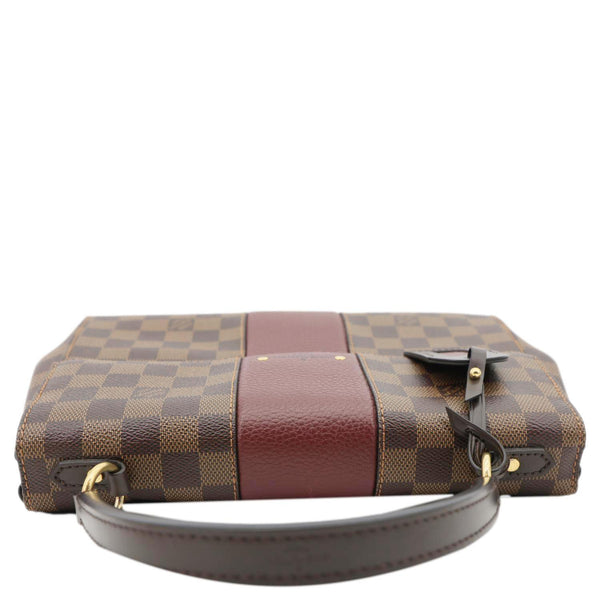 LOUIS VUITTON Bond Street MM Damier Ebene Satchel Bag Bordeaux