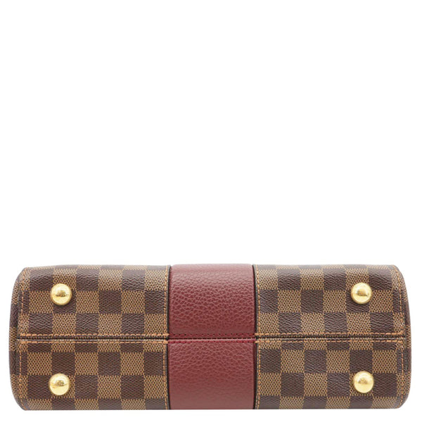 LOUIS VUITTON Bond Street MM Damier Ebene Satchel Bag Bordeaux