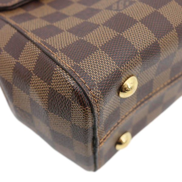 LOUIS VUITTON Bond Street MM Damier Ebene Satchel Bag Bordeaux
