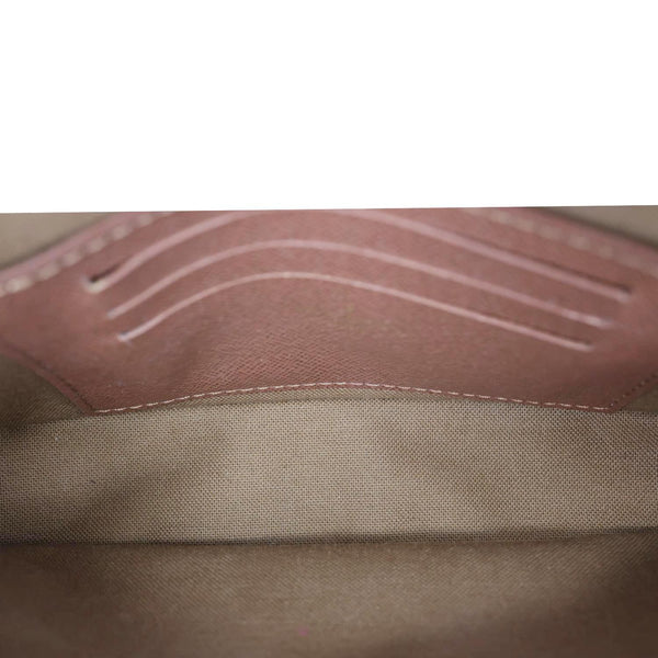 LOUIS VUITTON Ivy Monogram Canvas Wallet on Chain Brown