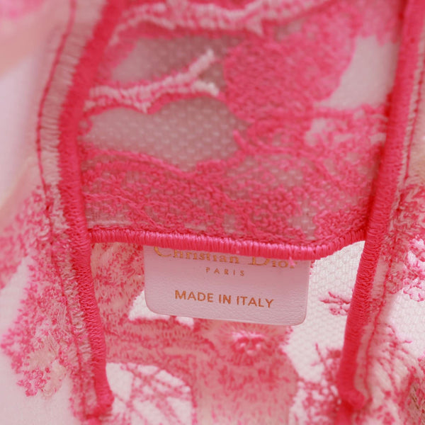 CHRISTIAN DIOR Diorcamp Toile de Jouy Embroidered Canvas Messenger Bag Pink