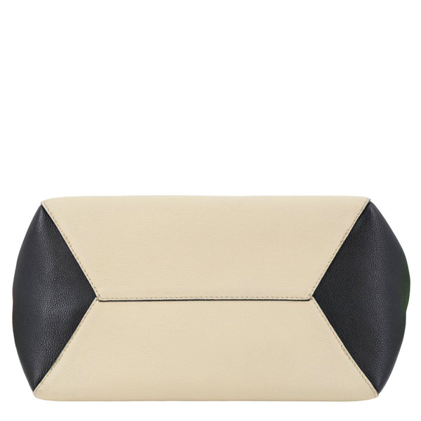 LOUIS VUITTON Lockme Cabas Leather Tote Bag Bicolor