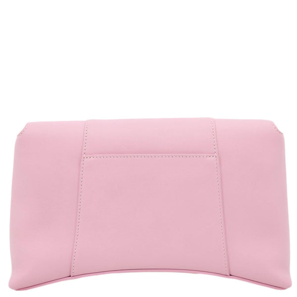 Balenciaga Downtown Hourglass Small Soft Leather Shoulder Bag Pink