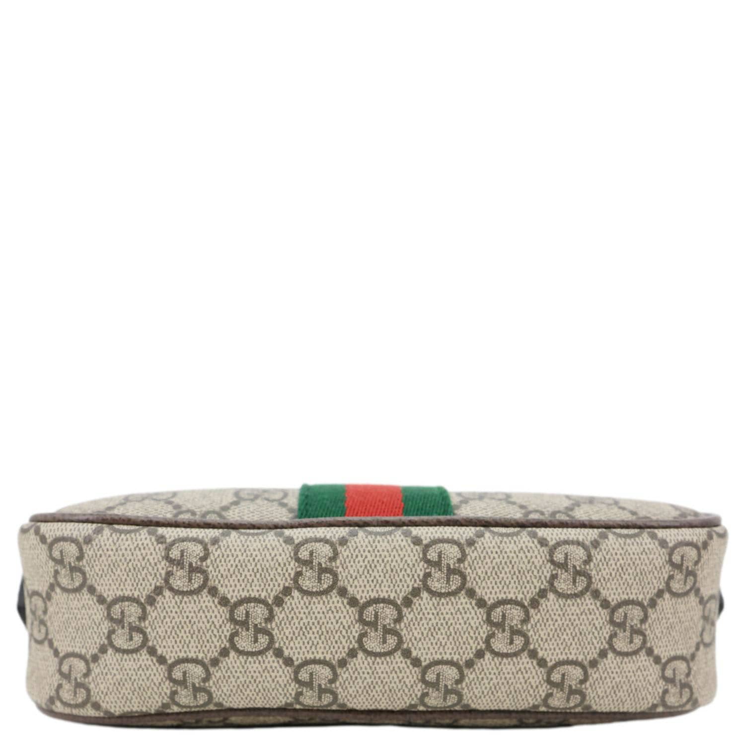GUCCI Ophidia Small GG Supreme Canvas Camera Bag Beige 838480
