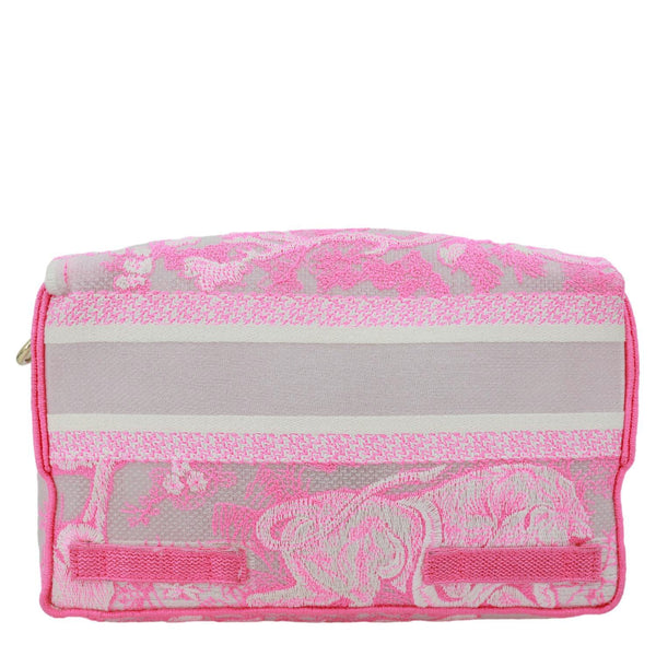 CHRISTIAN DIOR Diorcamp Toile de Jouy Embroidered Canvas Messenger Bag Pink