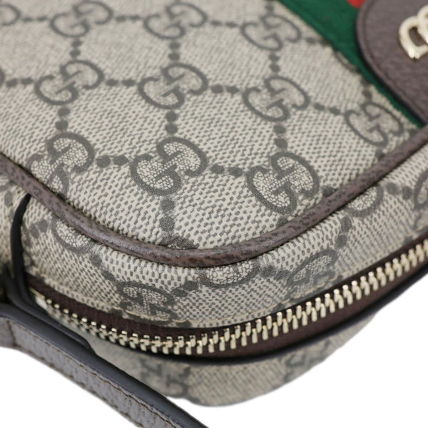 GUCCI Ophidia Small GG Supreme Canvas Camera Bag Beige 838480