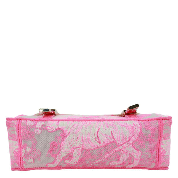 CHRISTIAN DIOR Diorcamp Toile de Jouy Embroidered Canvas Messenger Bag Pink