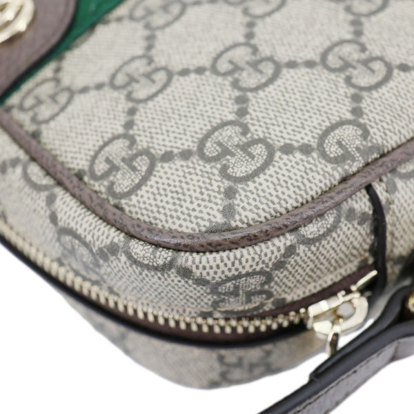 GUCCI Ophidia Small GG Supreme Canvas Camera Bag Beige 838480