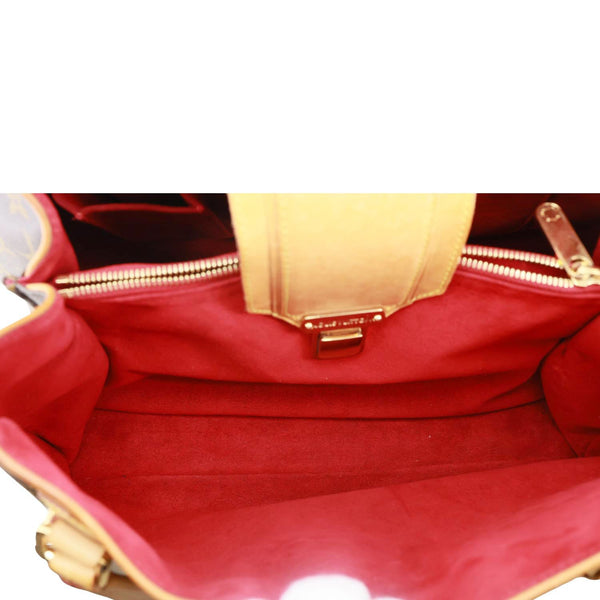 LOUIS VUITTON Griet Monogram Canvas Tote Bag Brown
