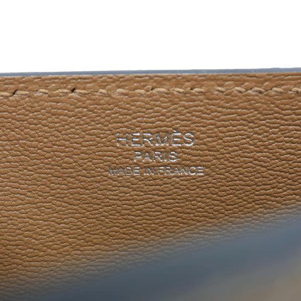 HERMES Perspective Cavaliere 21 Togo Leather Shoulder Bag Brown