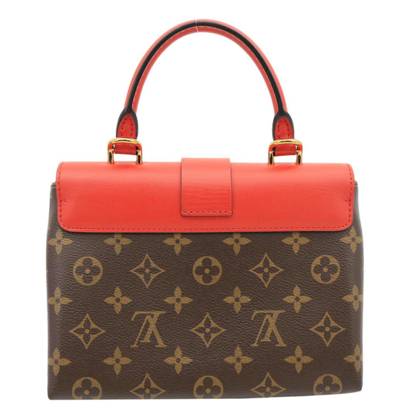 LOUIS VUITTON Locky BB Monogram Canvas Satchel Bag Brown