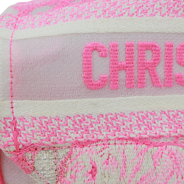 CHRISTIAN DIOR Diorcamp Toile de Jouy Embroidered Canvas Messenger Bag Pink