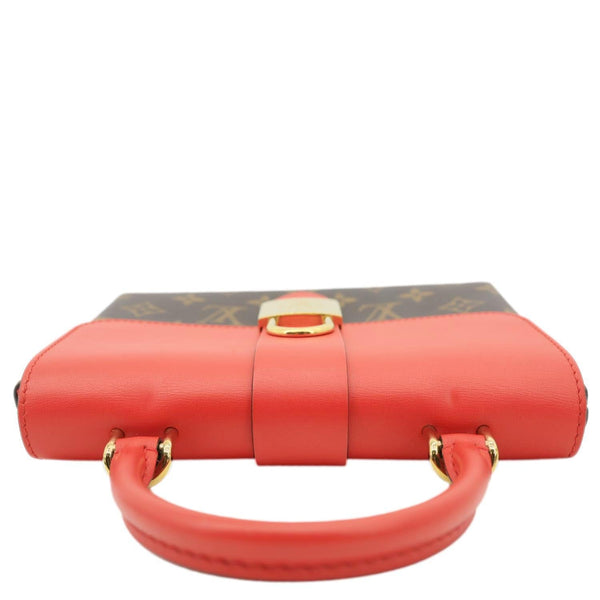 LOUIS VUITTON Locky BB Monogram Canvas Satchel Bag Brown