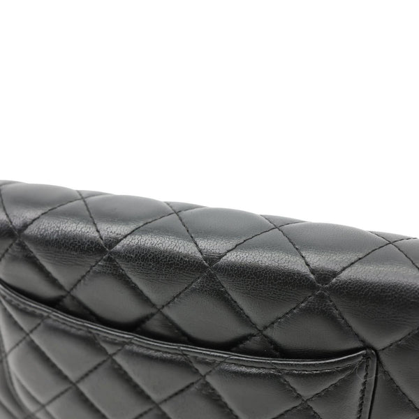 CHANEL WOC Wallet on Chain Leather Shoulder Bag Black