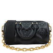 LOUIS VUITTON Papillon BB Calfskin Bubblegram Leather Crossbody Bag Black