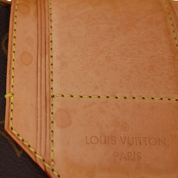 LOUIS VUITTON Griet Monogram Canvas Tote Bag Brown