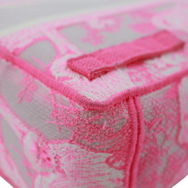 CHRISTIAN DIOR Diorcamp Toile de Jouy Embroidered Canvas Messenger Bag Pink