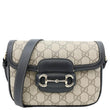 GUCCI Horsebit 1955 GG Supreme Canvas Shoulder Bag Beige 602204