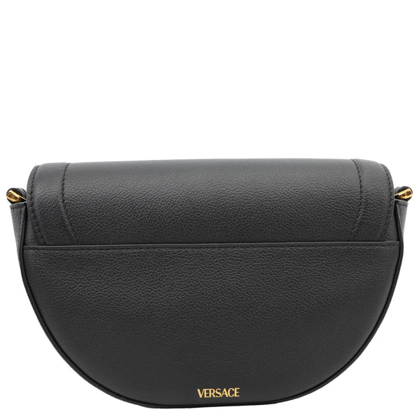 VERSACE Medusa Leather Crossbody Bag Black