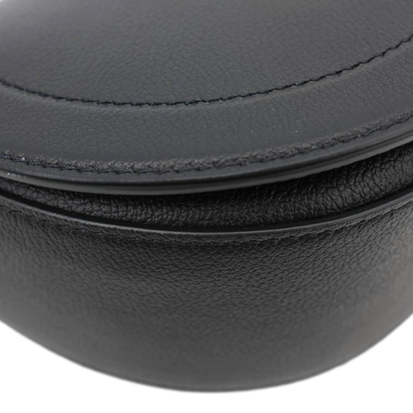 VERSACE Medusa Leather Crossbody Bag Black