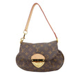LOUIS VUITTON Sunset Monogram Coated Canvas Shoulder Bag Brown