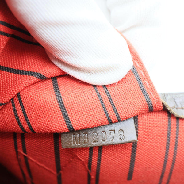 LOUIS VUITTON Neverfull PM Damier Ebene Tote Shoulder Bag Brown