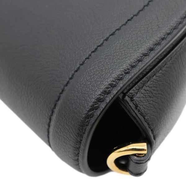 VERSACE Medusa Leather Crossbody Bag Black