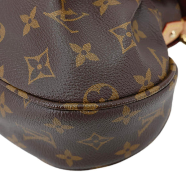 LOUIS VUITTON Sunset Monogram Coated Canvas Shoulder Bag Brown