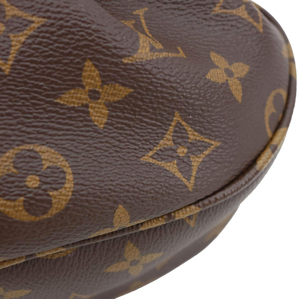 LOUIS VUITTON Sunset Monogram Coated Canvas Shoulder Bag Brown