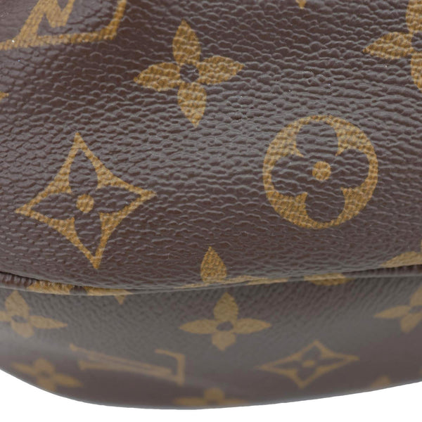 LOUIS VUITTON Sunset Monogram Coated Canvas Shoulder Bag Brown
