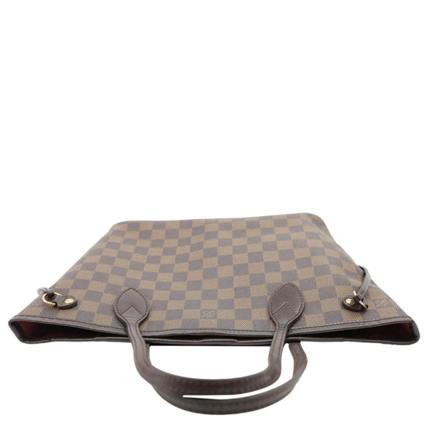 LOUIS VUITTON Neverfull PM Damier Ebene Tote Shoulder Bag Brown