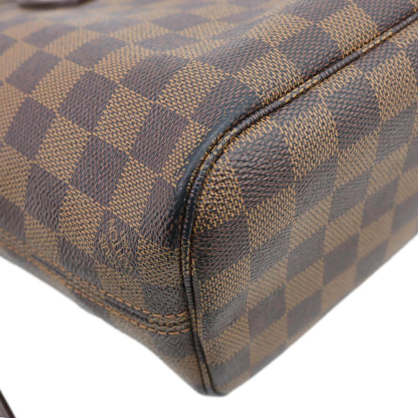 LOUIS VUITTON Neverfull PM Damier Ebene Tote Shoulder Bag Brown